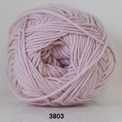 Cotton nr. 8 3803 Lys rosa - Bomuld fra Hjertegarn