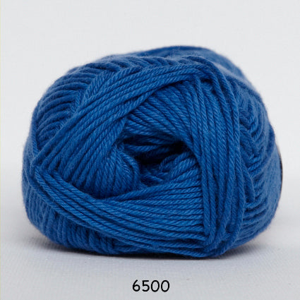 Cotton nr. 8 6500 Blå - Bomuld fra Hjertegarn