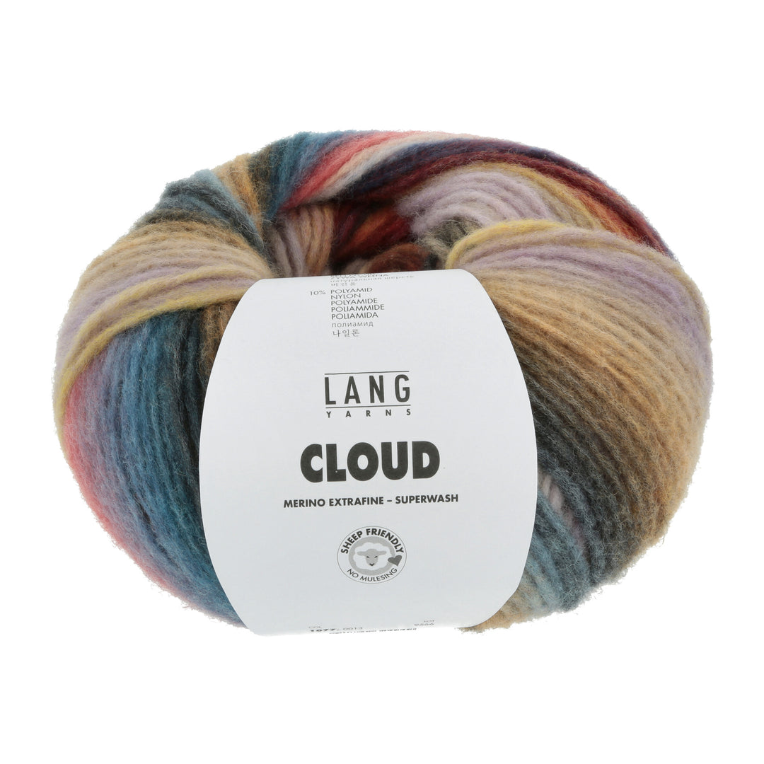 Cloud 013 Flerfarvet - Lang Yarns Garn