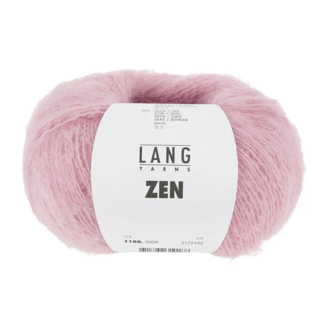 Zen 09 Lyserød - Lang Yarns Garn