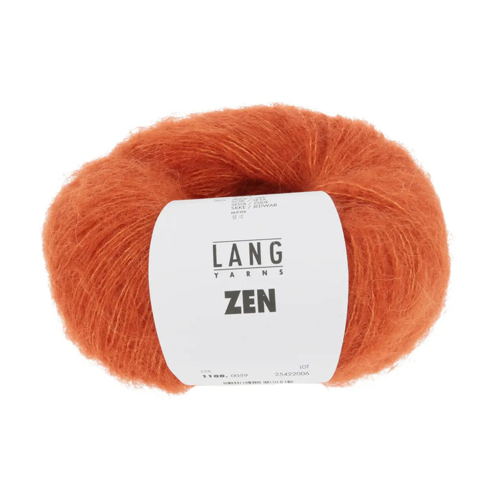 Zen 59 Orange - Lang Yarns Garn