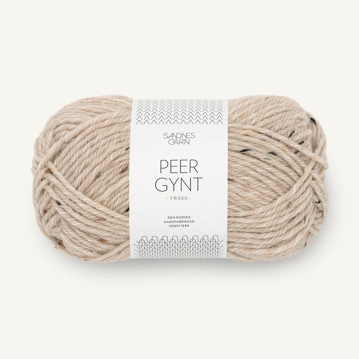 Peer Gynt 2730 Beigemeleret Natur Tweed - Sandnes Garn