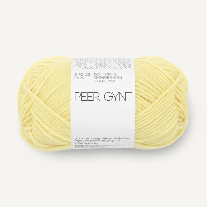 Peer Gynt 9602 Lemonade - Sandnes Garn