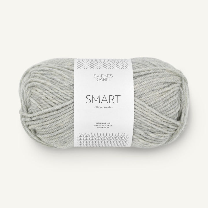 Smart 1032 Lys gråmeleret - Sandnes Garn