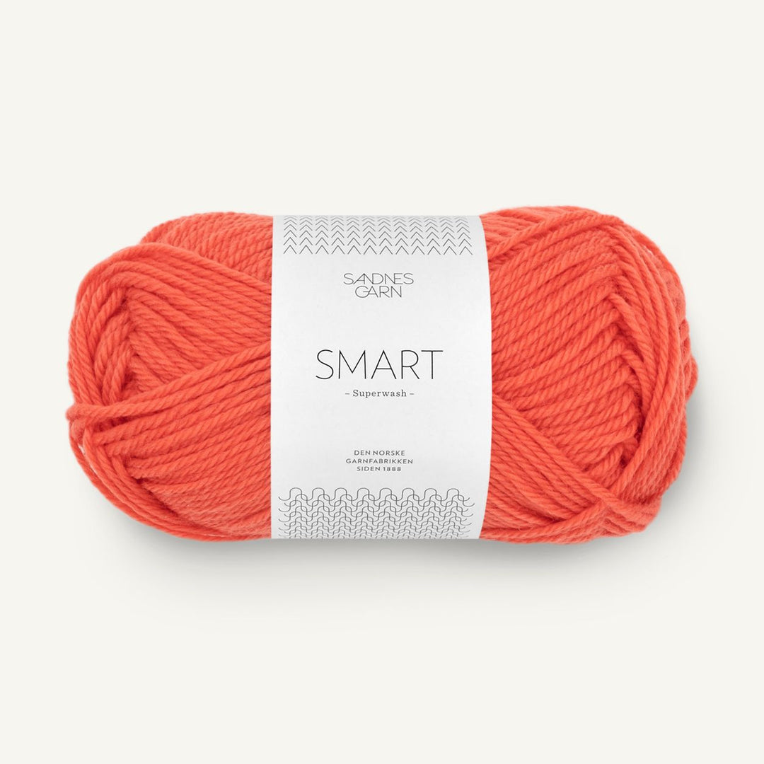 Smart 3817 Orange flamme - Sandnes Garn