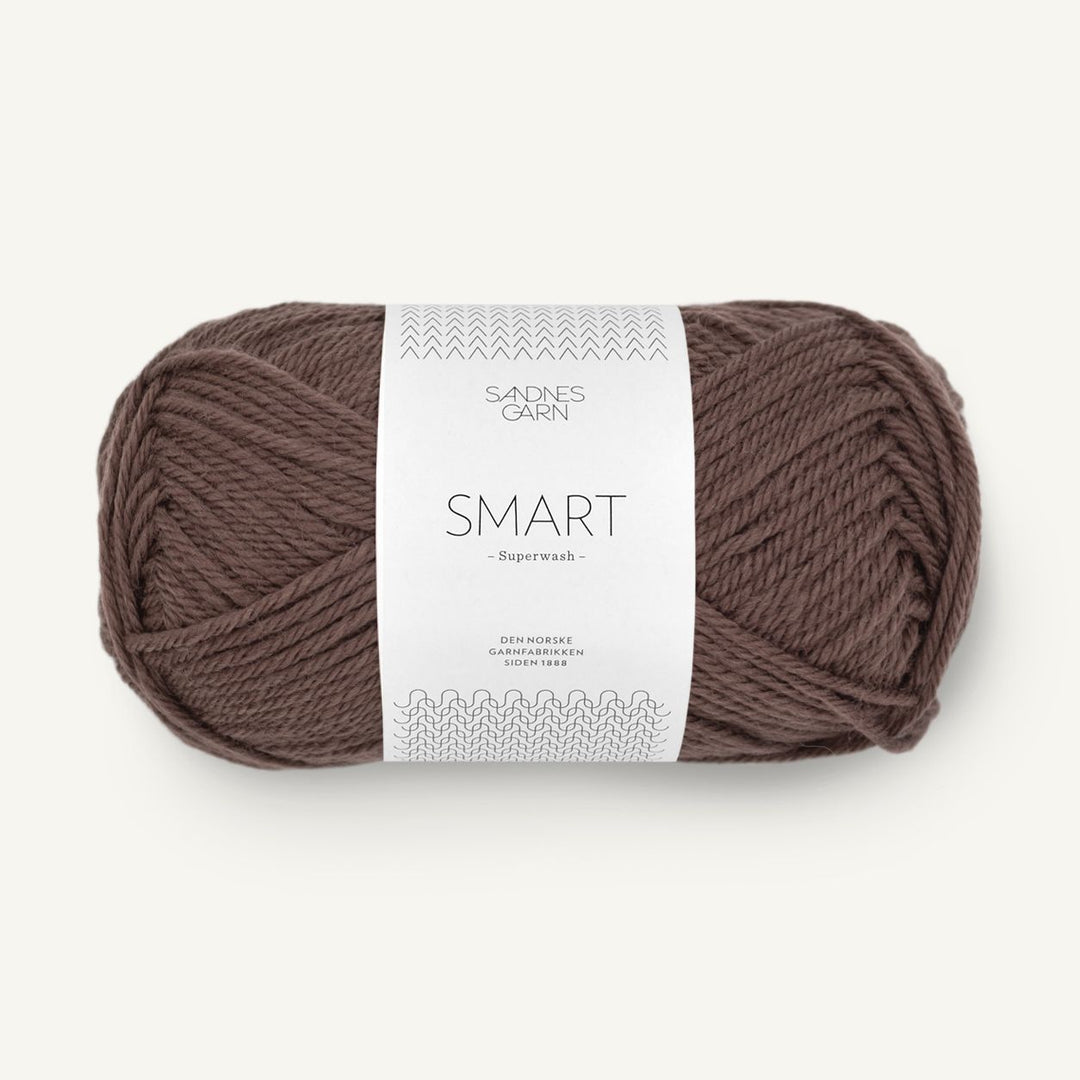 Smart 4071 Mørk brun - Sandnes Garn
