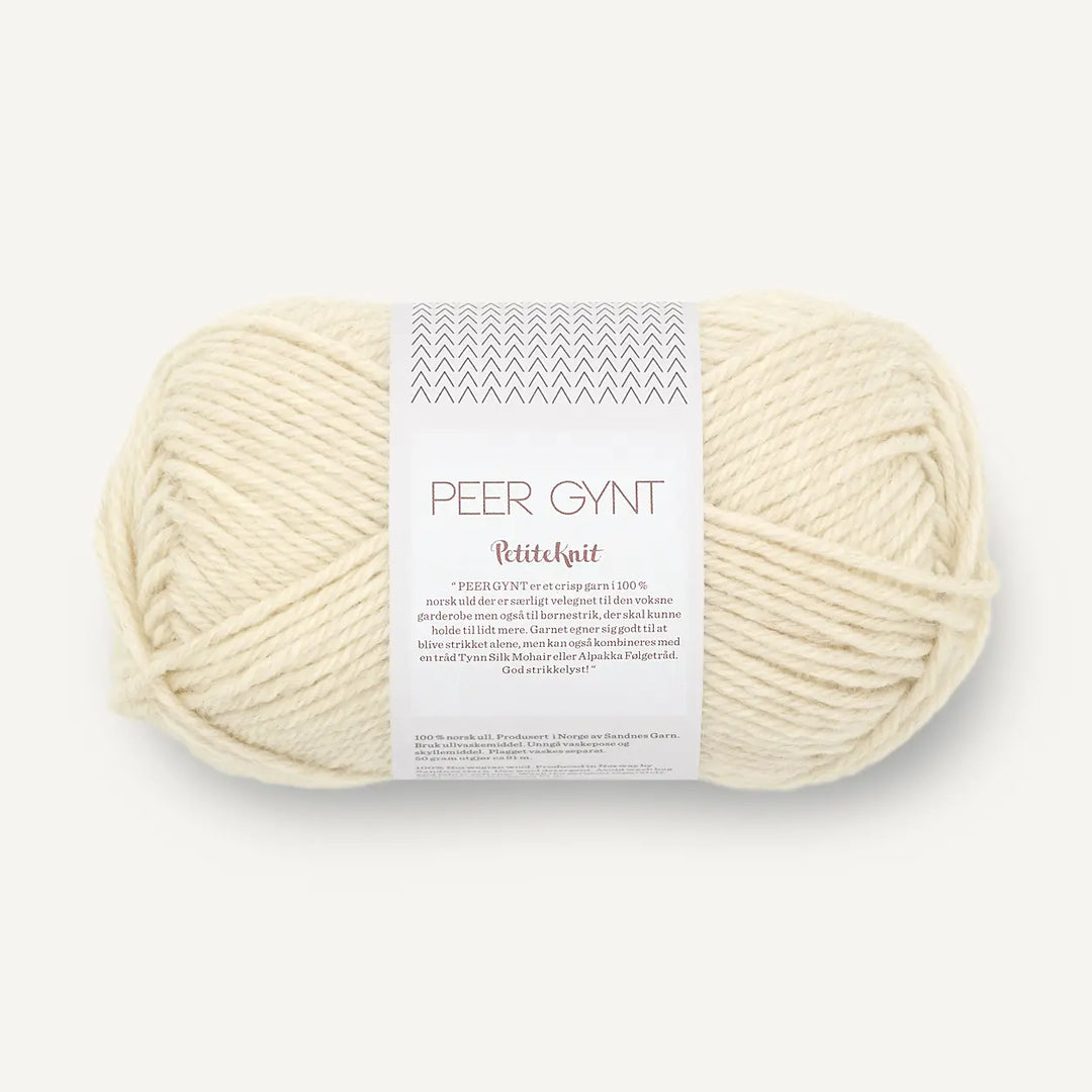 Peer Gynt 1016 Milk Melange - Sandnes Garn