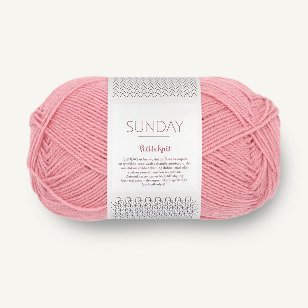 Sunday 4304 Plastic Pink - Sandnes Garn