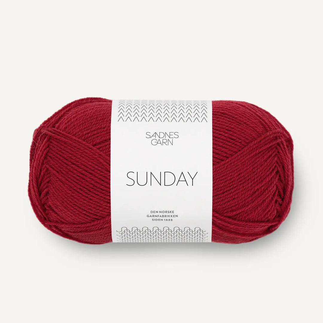 Sunday 4236 Deep Red - Sandnes Garn