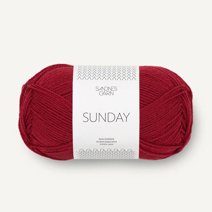 Sunday 4236 Deep Red - Sandnes Garn
