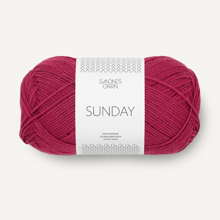 Sunday 4255 Rumba Red - Sandnes Garn