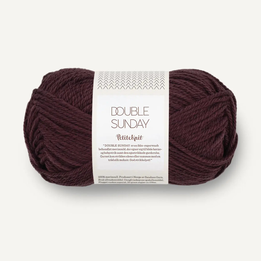 Double Sunday 4682 Velvet Fig - Sandnes Garn