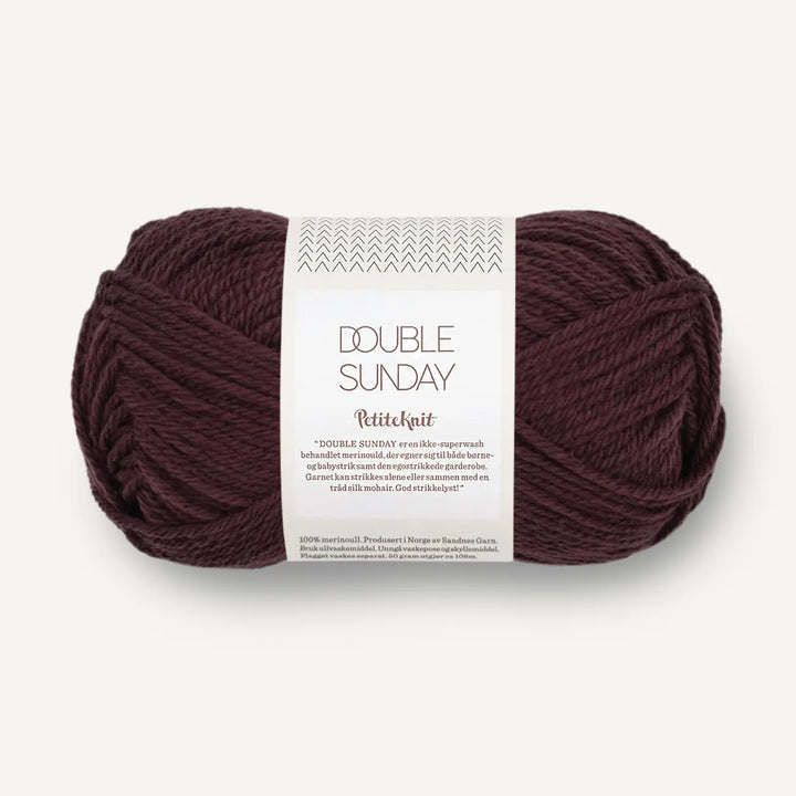 Double Sunday 4682 Velvet Fig - Sandnes Garn
