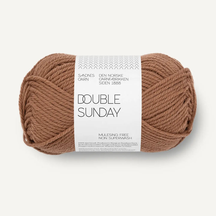 Double Sunday 3052 Pecan Brown - Sandnes Garn