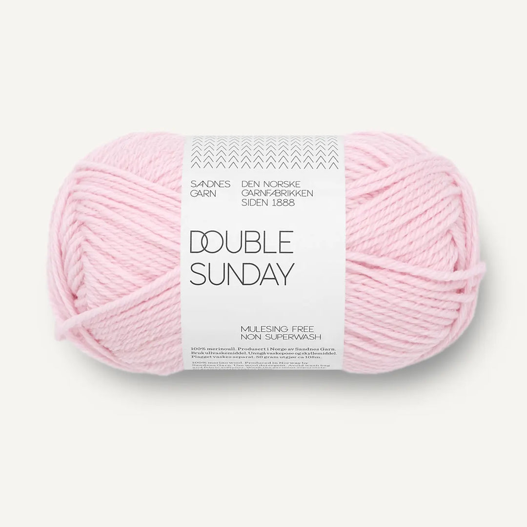 Double Sunday 4511 Ballet Rose - Sandnes Garn