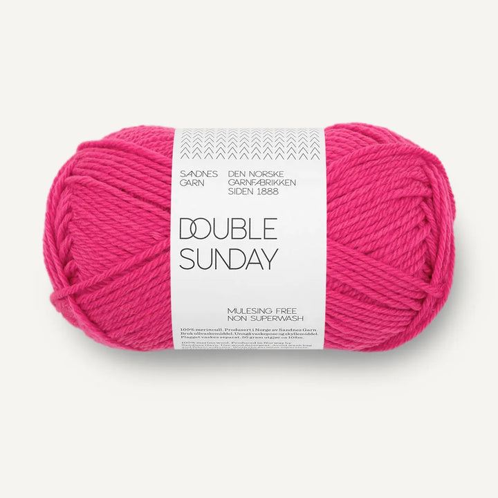 Double Sunday 4518 Hot Pink - Sandnes Garn