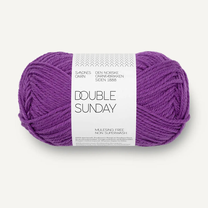 Double Sunday 5045 Plum - Sandnes Garn