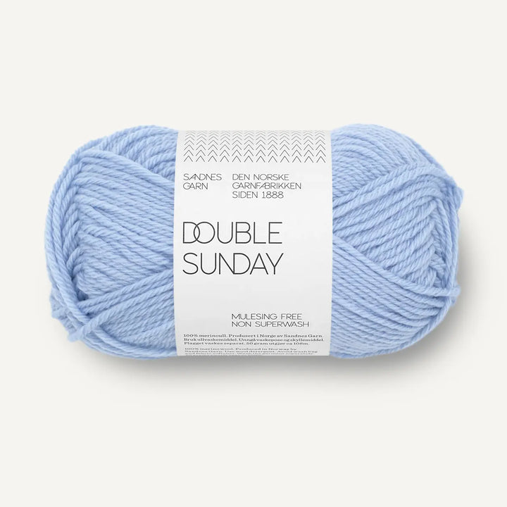 Double Sunday 5812 Brunnera Blue - Sandnes Garn