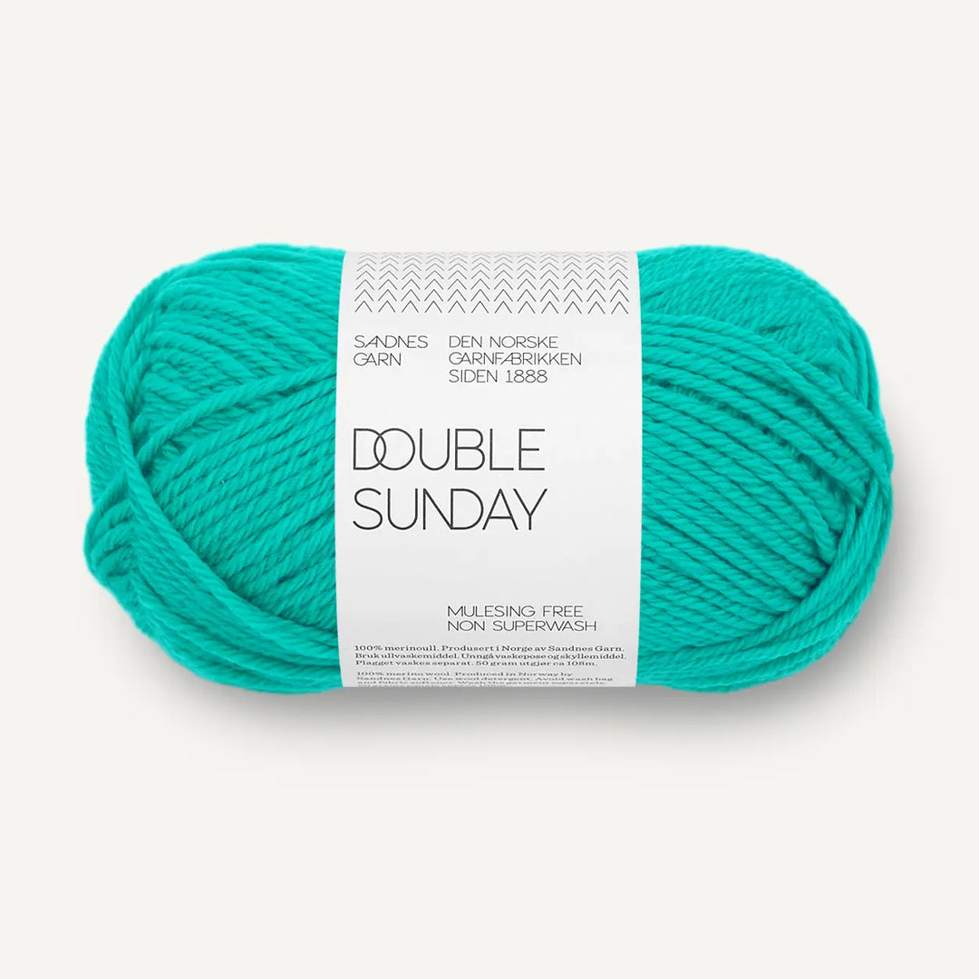 Double Sunday 7526 Spectra Green - Sandnes Garn