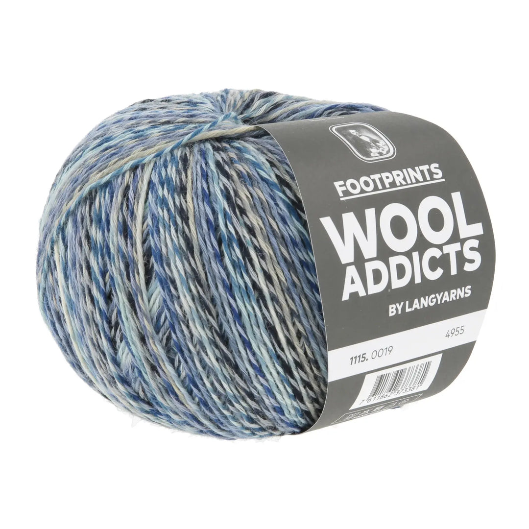 Footprints Wool Addicts 19 - Lang Yarns Garn