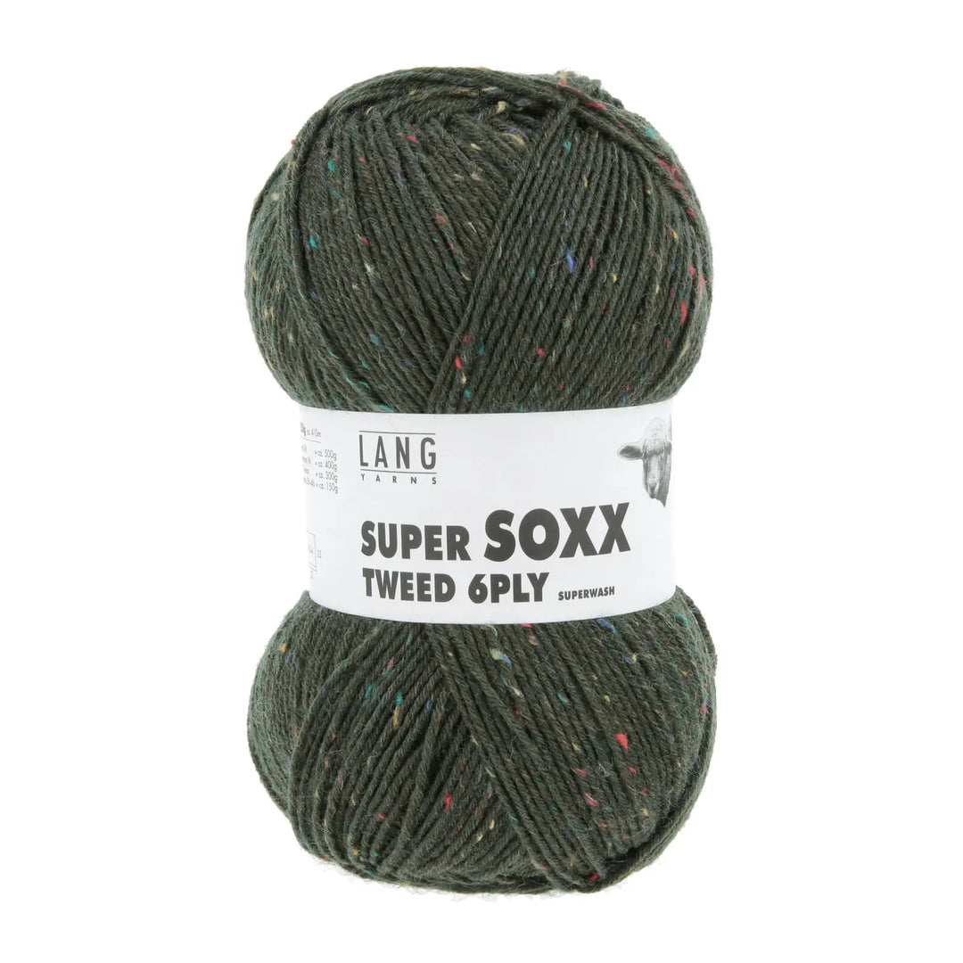 Super Soxx Tweed 6-ply 18  - Strømpegarn fra Lang Yarns