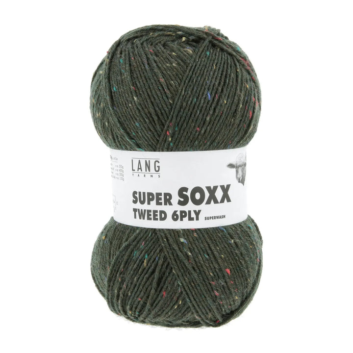 Super Soxx Tweed 6-ply 18  - Strømpegarn fra Lang Yarns