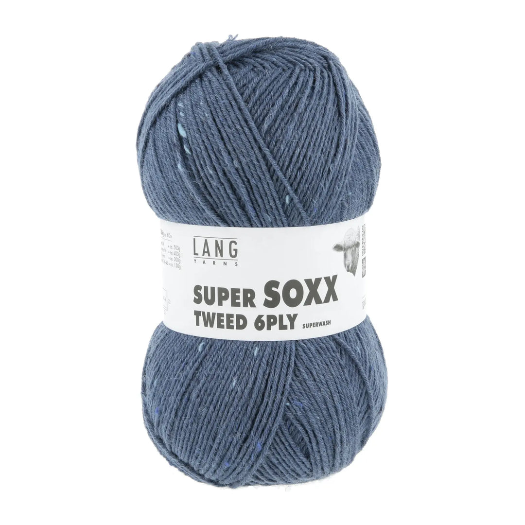 Super Soxx Tweed 6-ply 34 - Strømpegarn fra Lang Yarns