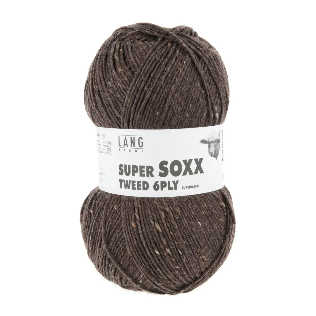 Super Soxx Tweed 6-ply 67 - Strømpegarn fra Lang Yarns