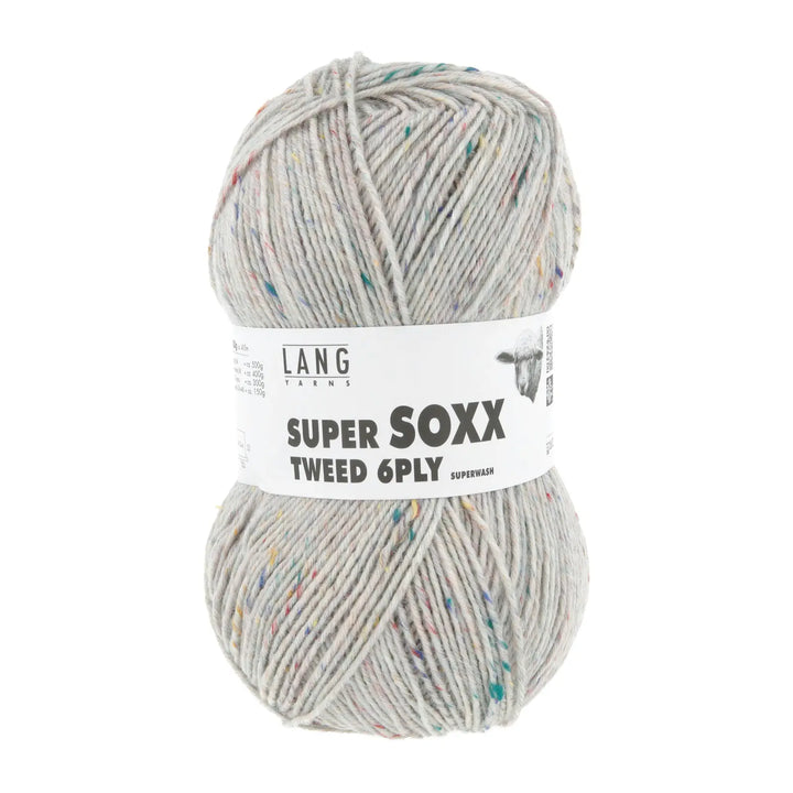 Super Soxx Tweed 6-ply 96 - Strømpegarn fra Lang Yarns