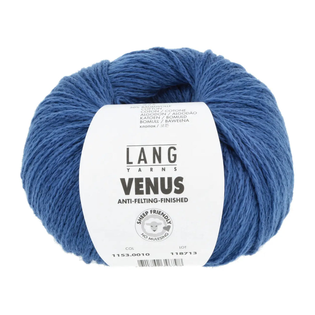 Venus 10 Blå - Lang Yarns Garn