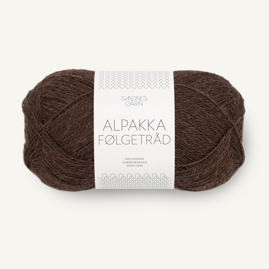 Alpakka Følgetråd 3091 Cacao Nibs - Sandnes Garn