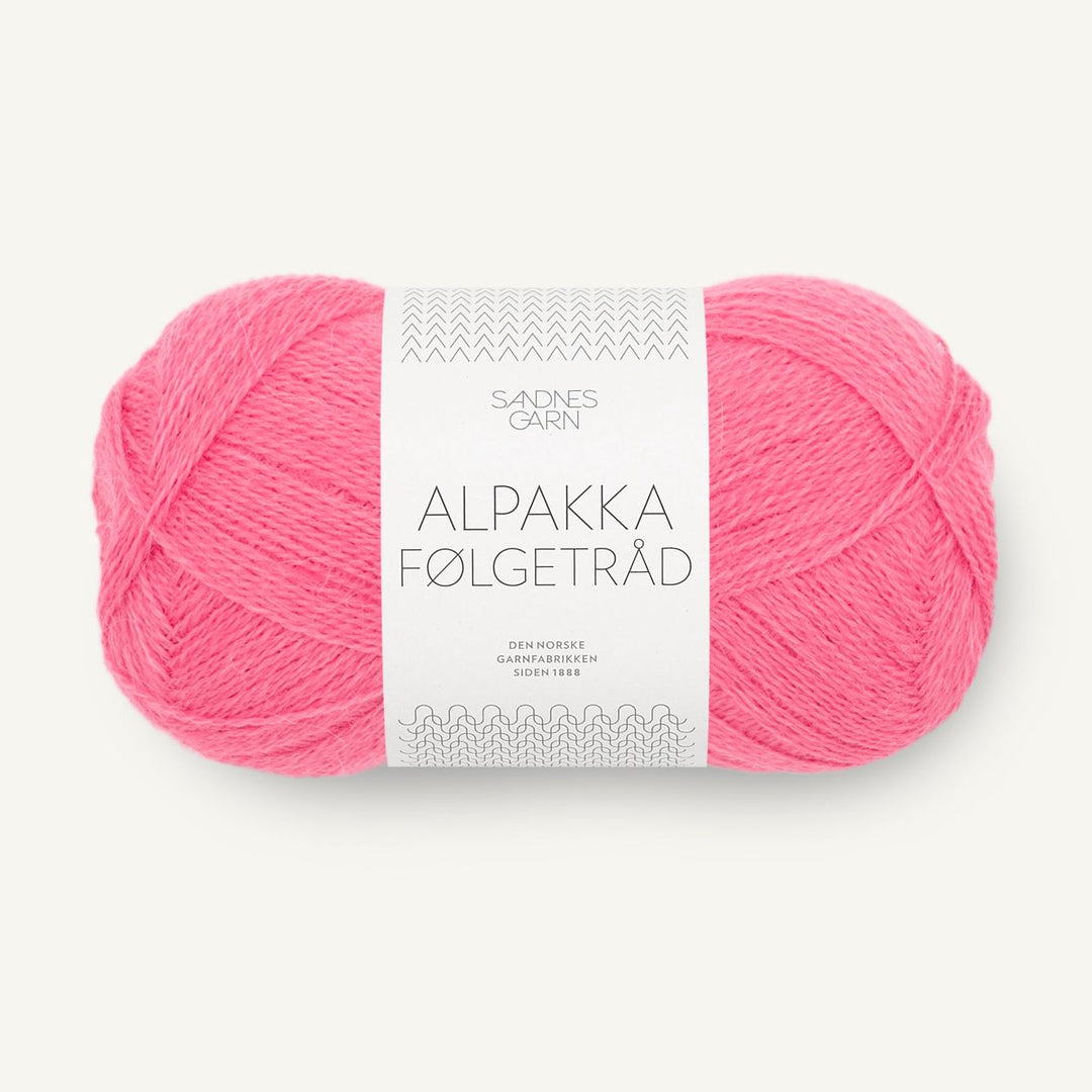 Alpakka Følgetråd 4315 Bubblegum Pink - Sandnes Garn