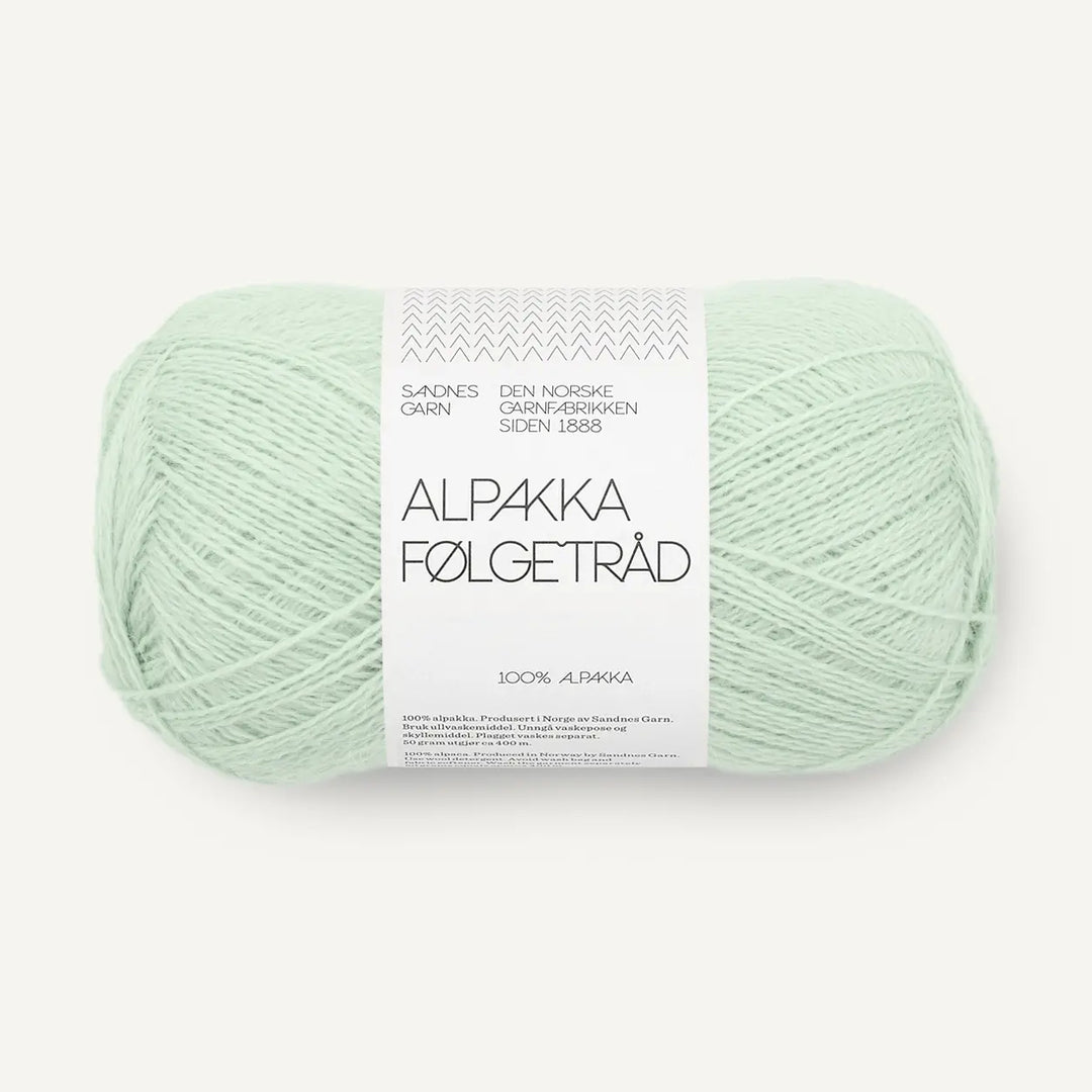 Alpakka Følgetråd 7911 Mint Green - Sandnes Garn
