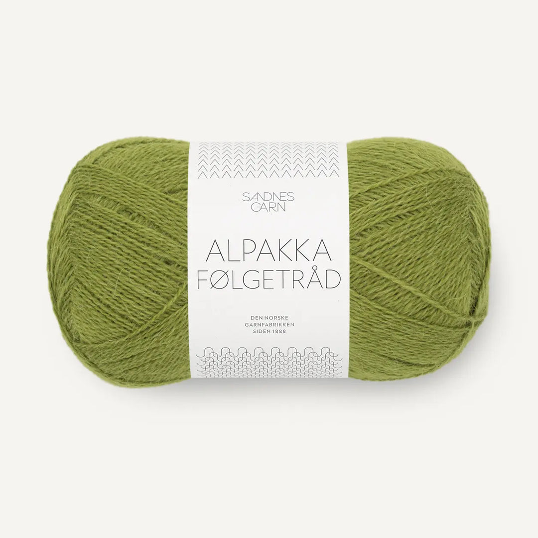 Alpakka Følgetråd 9564 Matcha - Sandnes Garn