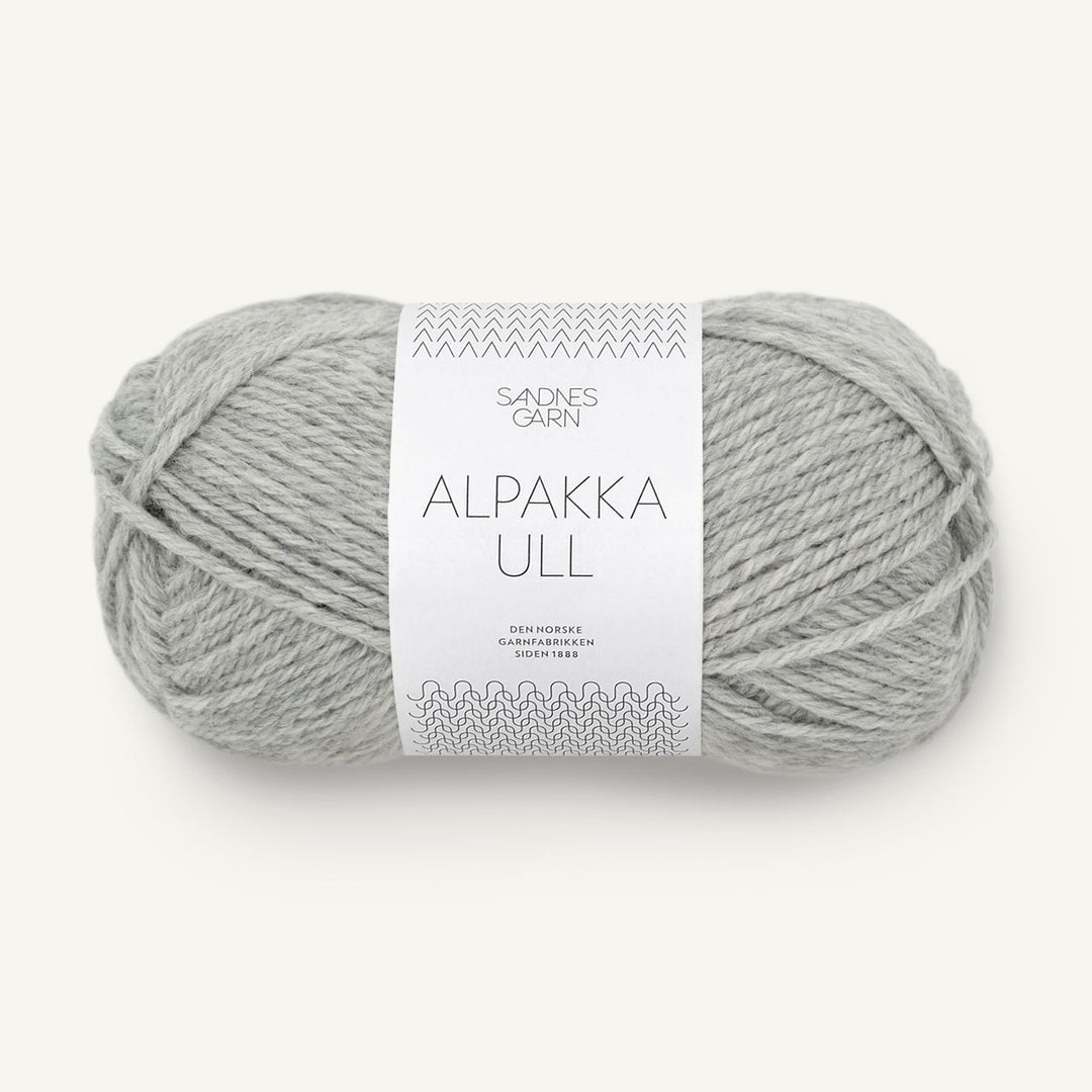 Alpakka Ull 1042 Gråmeleret