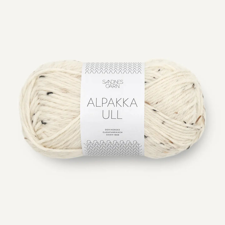 Alpakka Ull 2523 Natur Tweed - Sandnes Garn