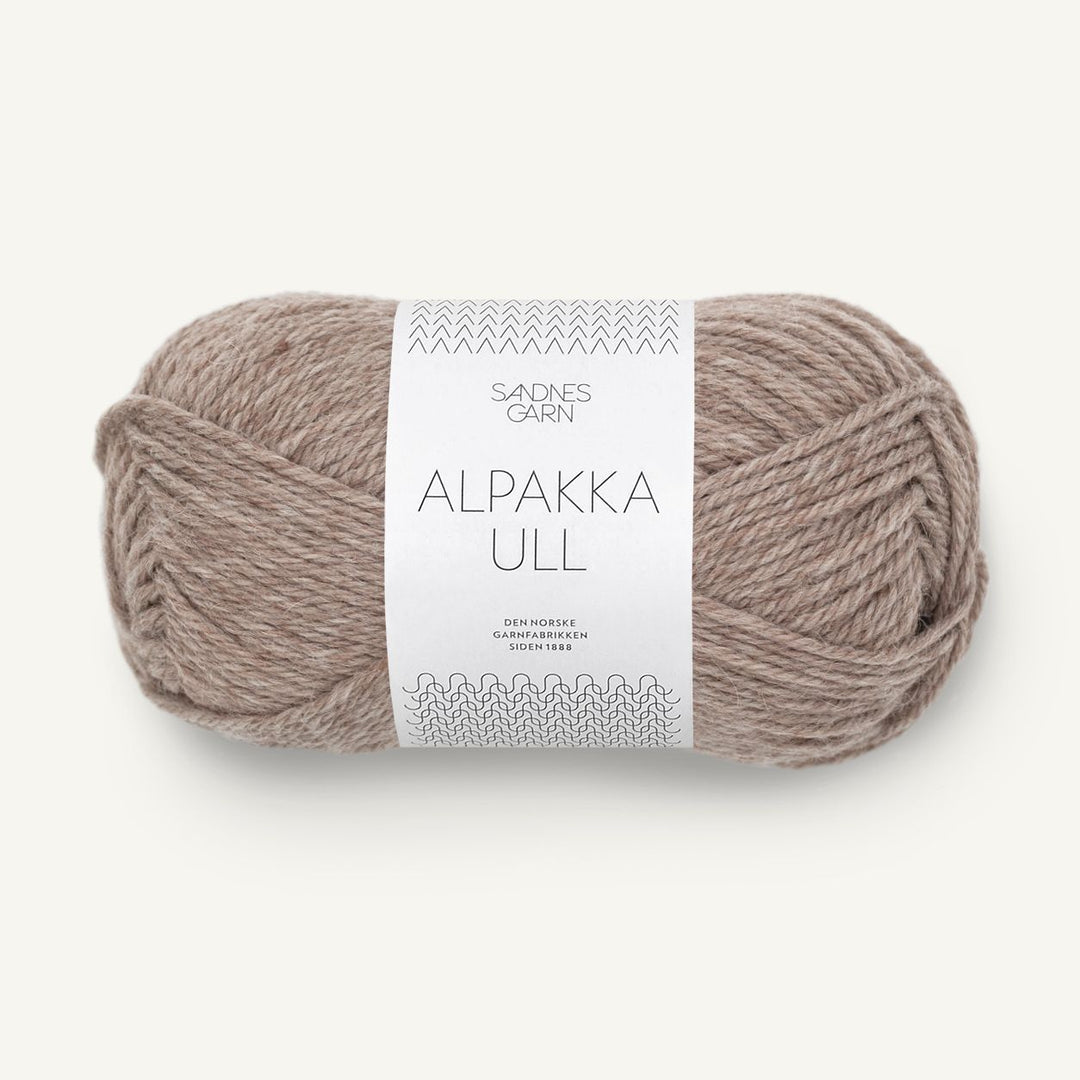 Alpakka Ull 2650 Gråbeigemeleret - Sandnes Garn