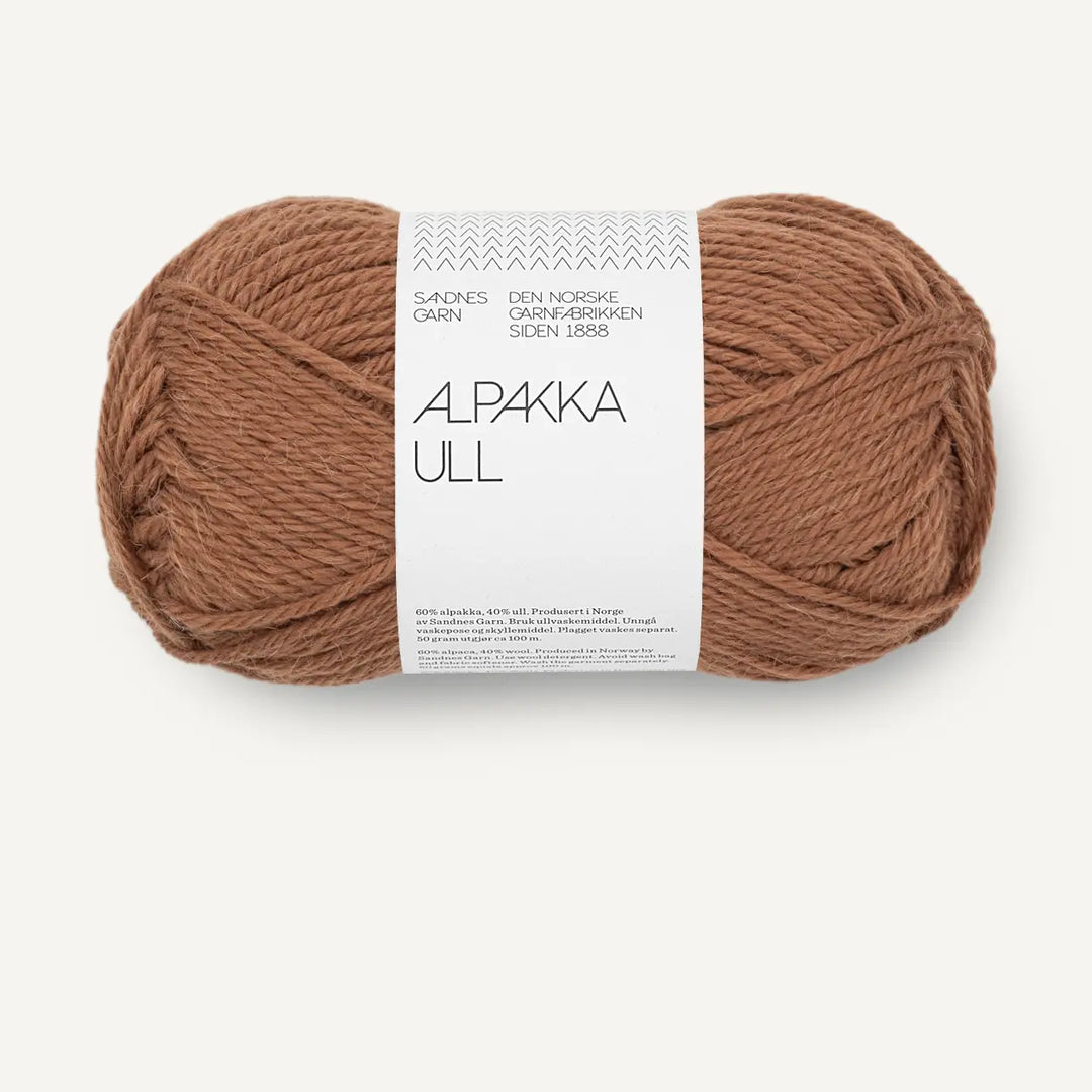 Alpakka Ull 3052 Pecan Brown - Sandnes Garn