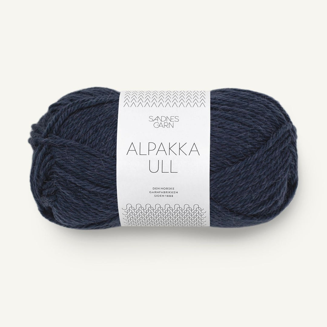 Alpakka Ull 6081 Midnatsblå - Sandnes Garn