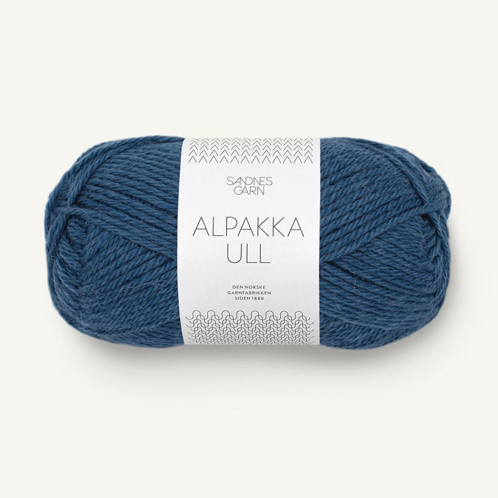 Alpakka Ull 6364 Mørk Blå