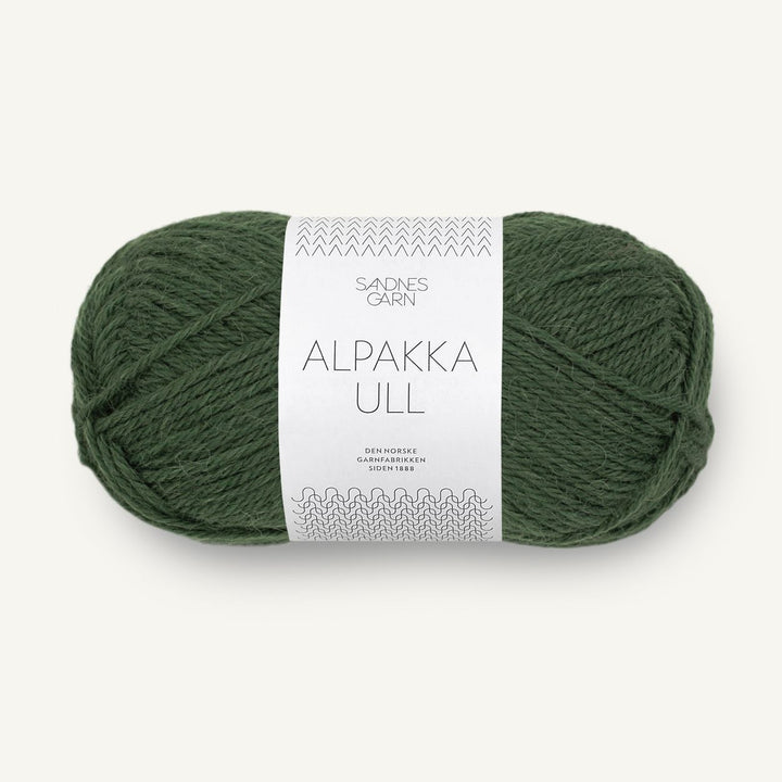 Alpakka Ull 8082 Skovgrøn - Sandnes Garn