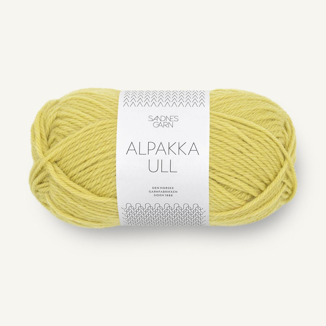 Alpakka Ull 9825 Sunny Lime - Sandnes Garn
