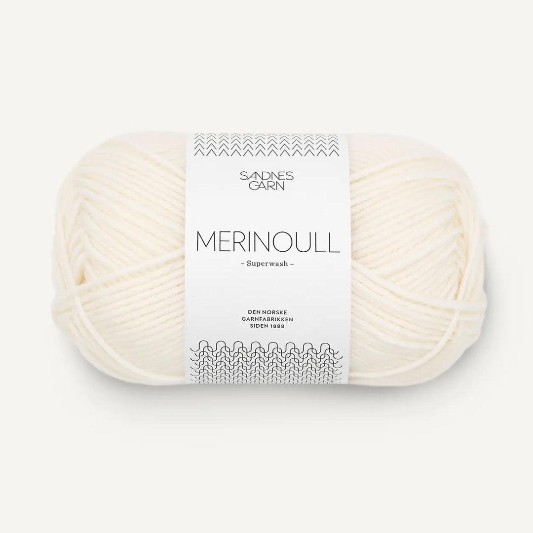 Merinoull 1002 White - Sandnes Garn