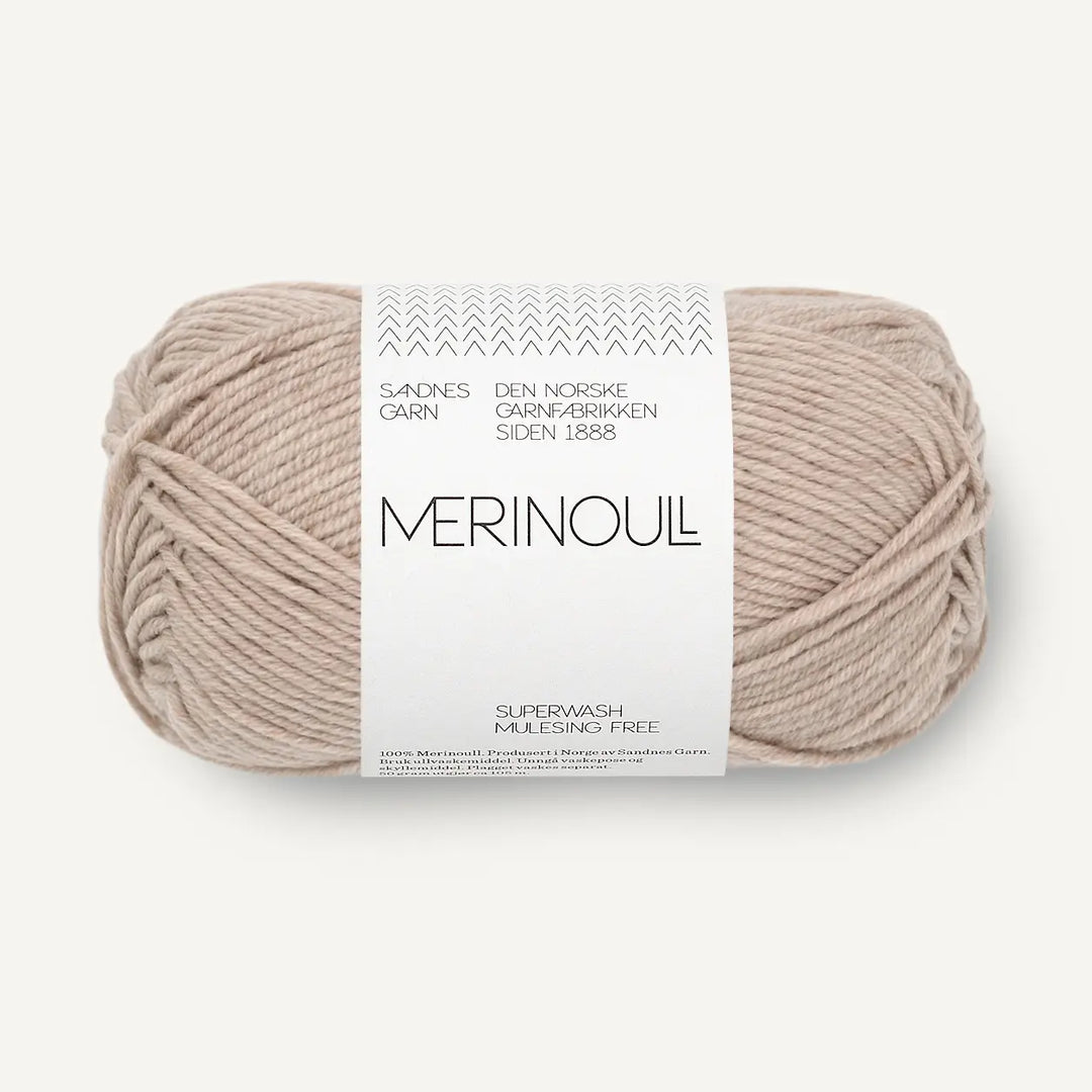 Merinoull 2650 Beige Melange - Sandnes Garn