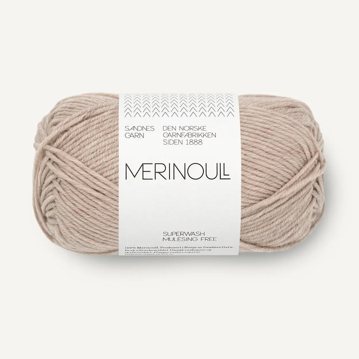 Merinoull 2650 Beige Melange - Sandnes Garn