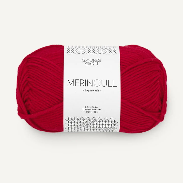 Merinoull 4219 True Red - Sandnes Garn