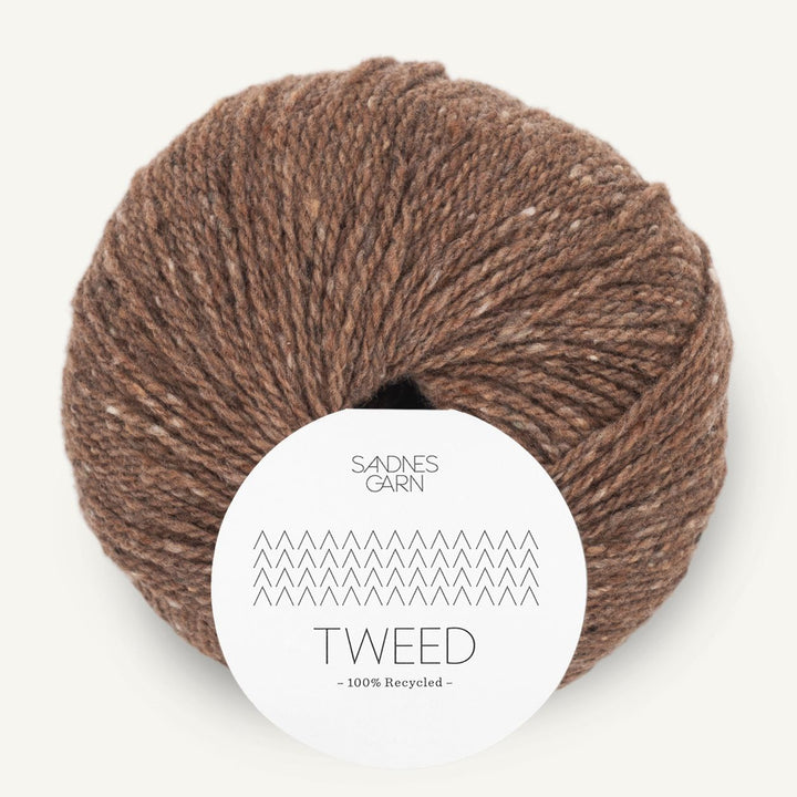 Tweed Recycled 3185 Brun