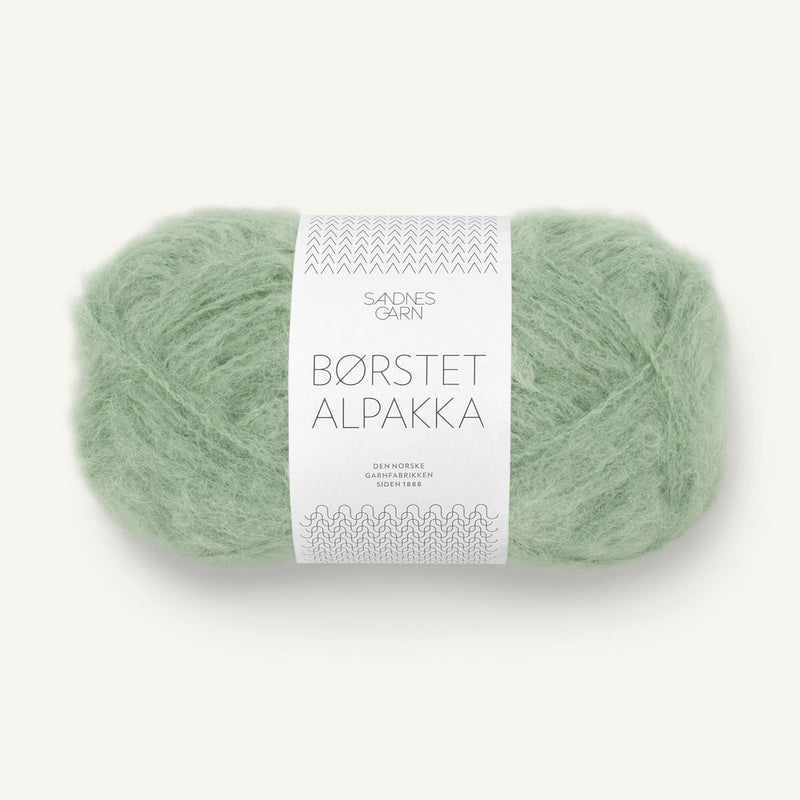 Børstet Alpakka 8532 Pistacieis