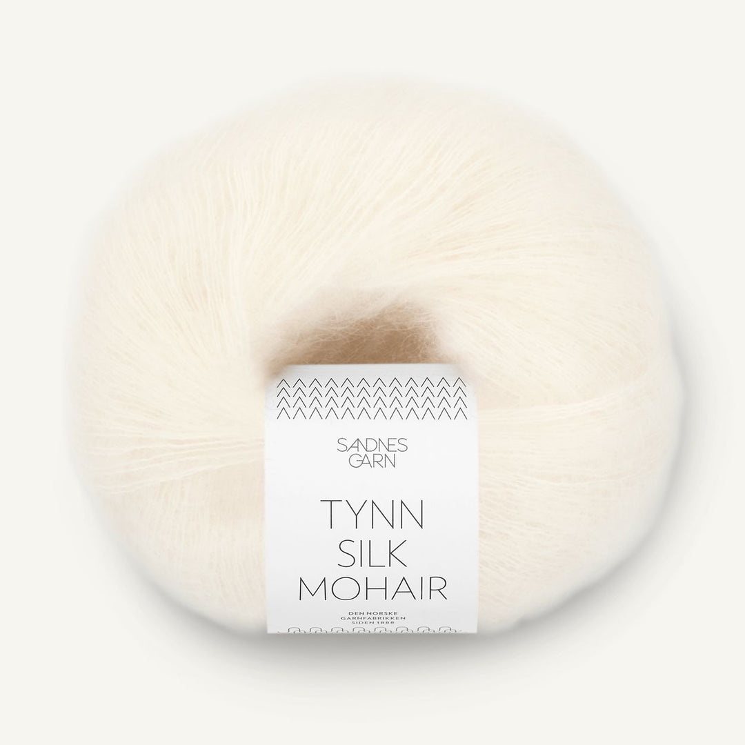Tynn Silk Mohair 1012 Natur - Sandnes Garn