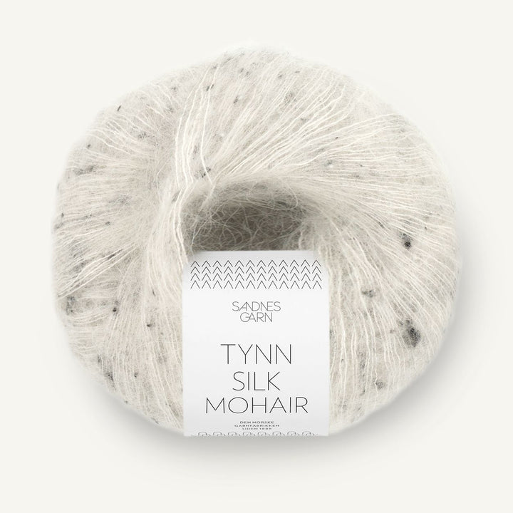 Tynn Silk Mohair 1199 Salt'n Pepper Tweed - Sandnes Garn